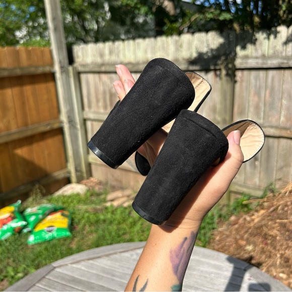 ADRIENNE‎ VITTADINI Nella Faux Leather Block Heel Mules size 11 - Picture 10 of 11